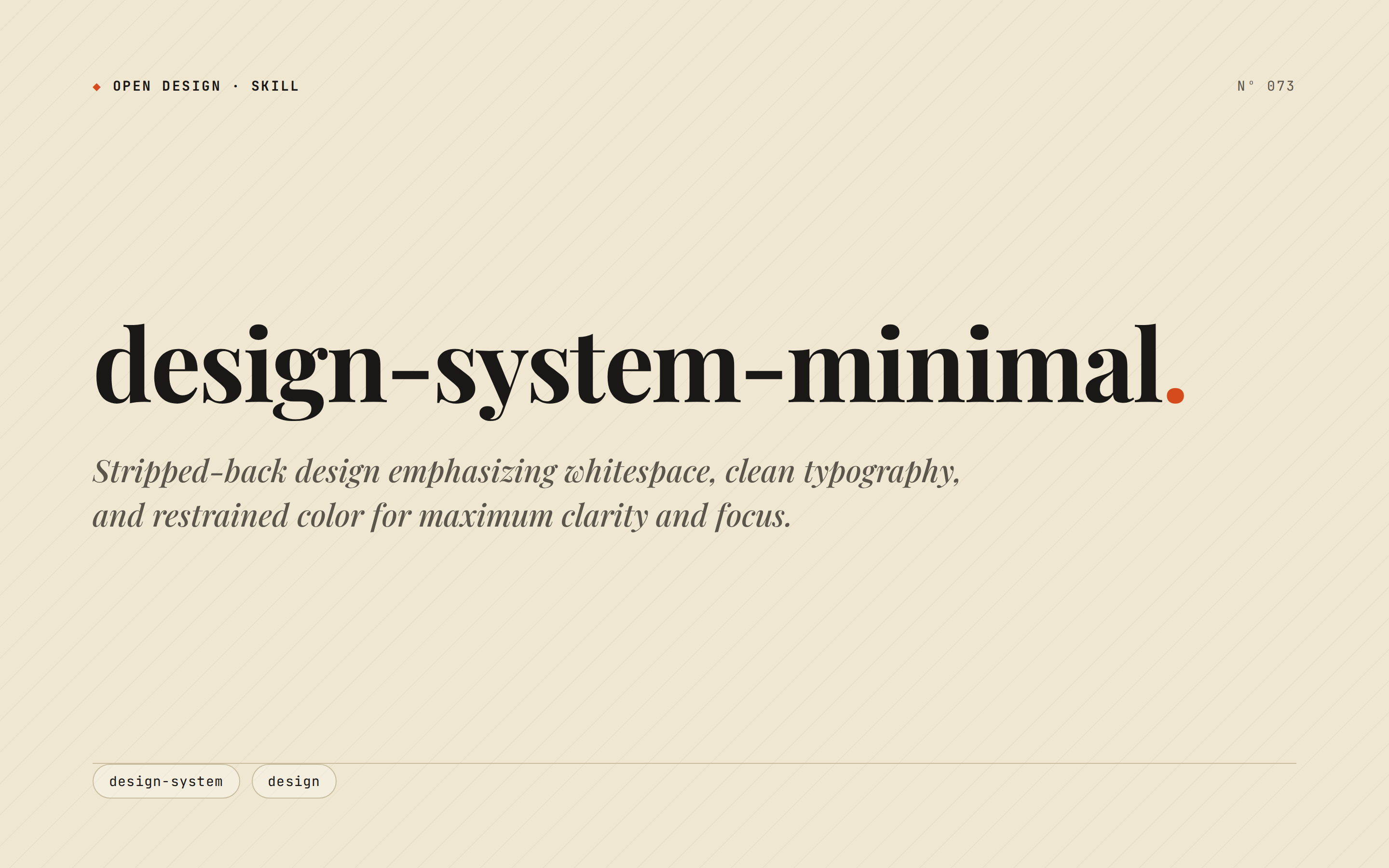 Minimal preview